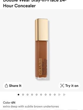 New Estee Lauder Double Wear Concealer - Deep Brown (6N)